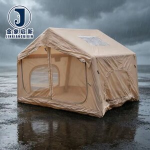 Luxury Inflatable Tent Camping Large Waterproof Family Outdoor Portable Air Tent With Windows for 5-8 Person Holiday