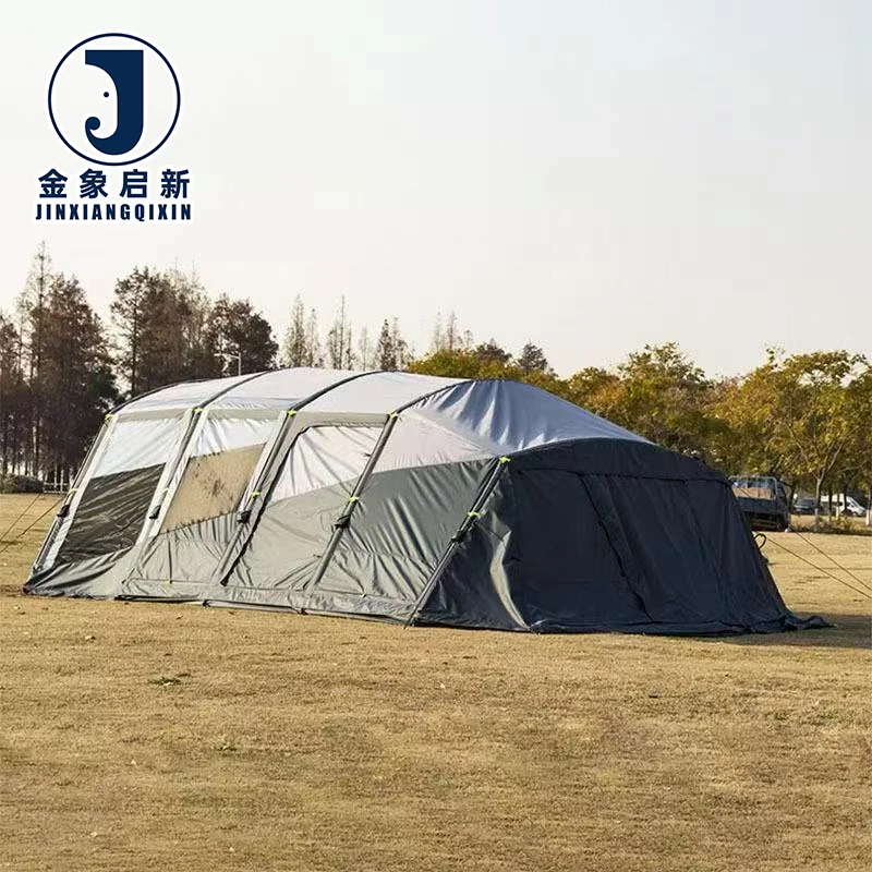 Portable Inflatable Camping Tent  Oxford Waterproof Family Outdoor Air Tent for 4-6 Person Beach Camping Holiday