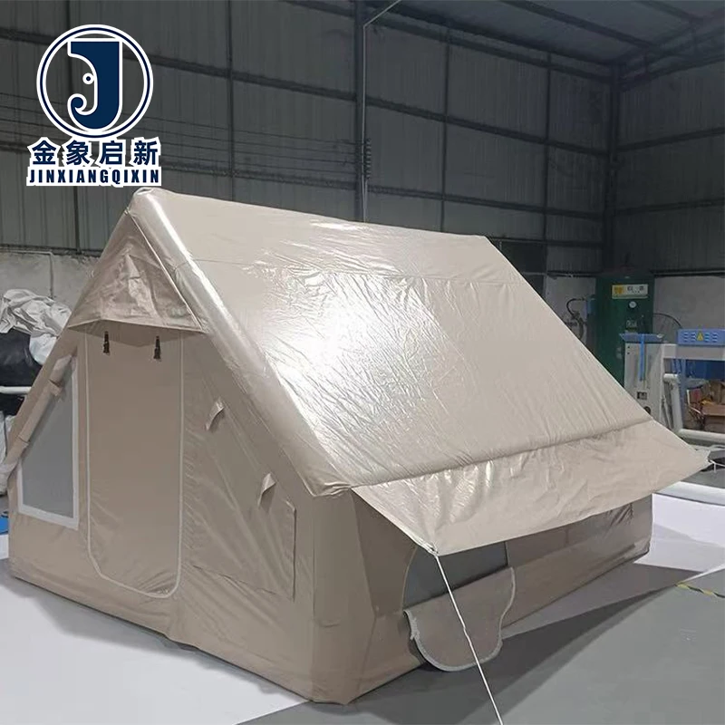 Inflatable Four-Season Event Tent Outdoor Waterproof PVC Quick Automatic Opening 6-8 Person Custom Logo