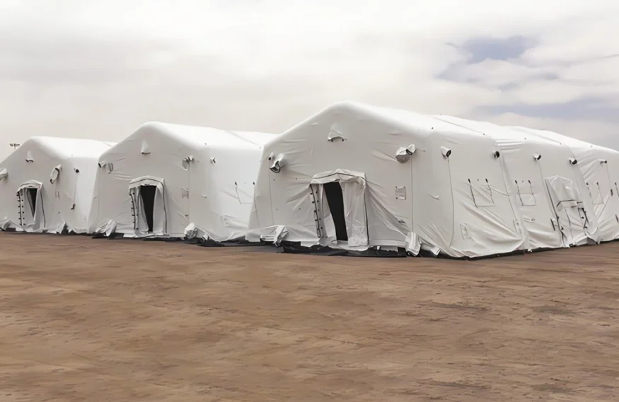 Luxury Inflatable Tent for Glamping Outdoor Waterproof Air Tent with Pump