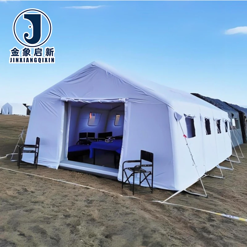 Camping Tent Inflatable UV Resistant Customizable Four-season Waterproof PVC Quick Automatic Opening 2-3 Person Outdoor