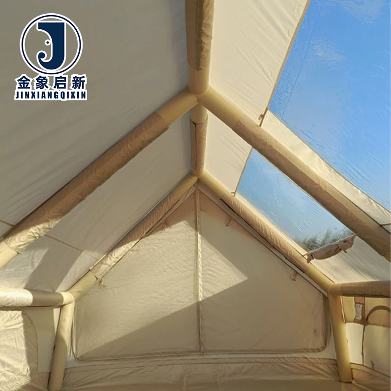 Camping Tent Inflatable UV Resistant Customizable Four-season Waterproof PVC Eco-Friendly Windproof Foldable Quick Automatic