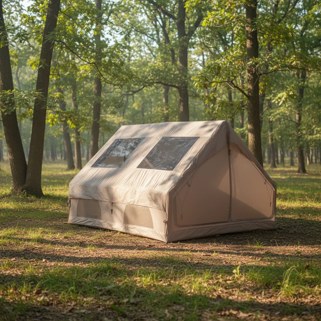Inflatable Tent Four-Season Quick Automatic Opening PVC 3000mm Waterproof Foldable Eco-Friendly 2-3/3-4/6-8 Person Outdoor Use