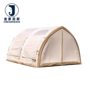 Premium Four-season PVC Inflatable Tents for Camping Easy-to-Use Spacious Portable Waterproof Outdoor Tent with Pump