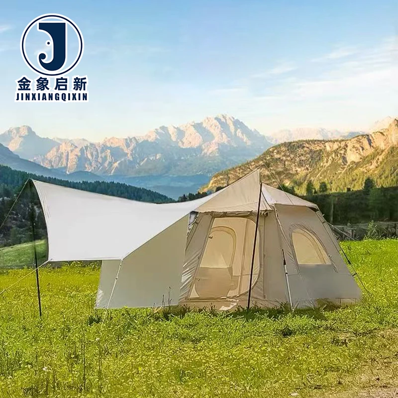 Outdoor Portable Camping Inflatable Tent Luxury All-Season Use Overnight Large Space Rainproof Insulated Quick Automatic Opening