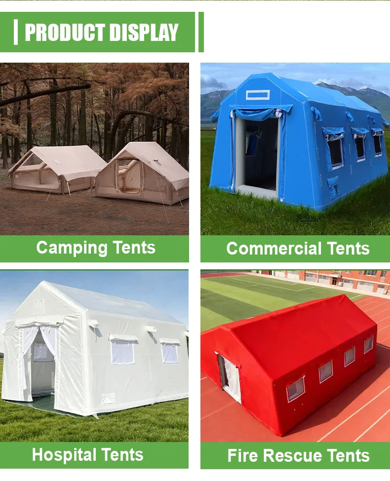 Waterproof Inflatable Camping Tent Outdoor Easy Setup Air Tent for Camping