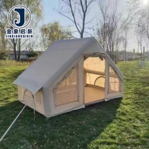 Outdoor Portable Camping Inflatable Tent Luxury All-Season Use Overnight Large Space Rainproof Insulated Quick Automatic Opening