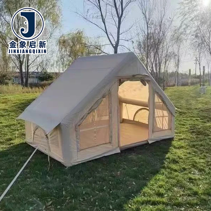 Outdoor Portable Camping Inflatable Tent Luxury All-Season Use Overnight Large Space Rainproof Insulated Quick Automatic Opening