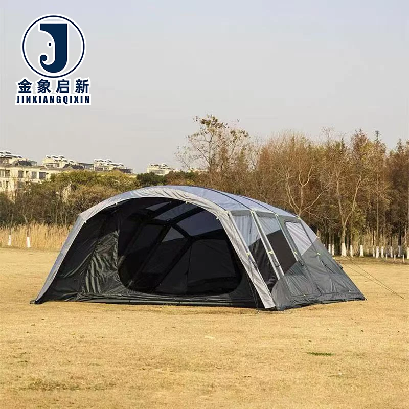 Luxury Automatic Inflatable Four-season PVC Tent 3-5 Person 6 UV Protection Eco-Friendly Waterproof TPU Viewing Door Quick-Setup