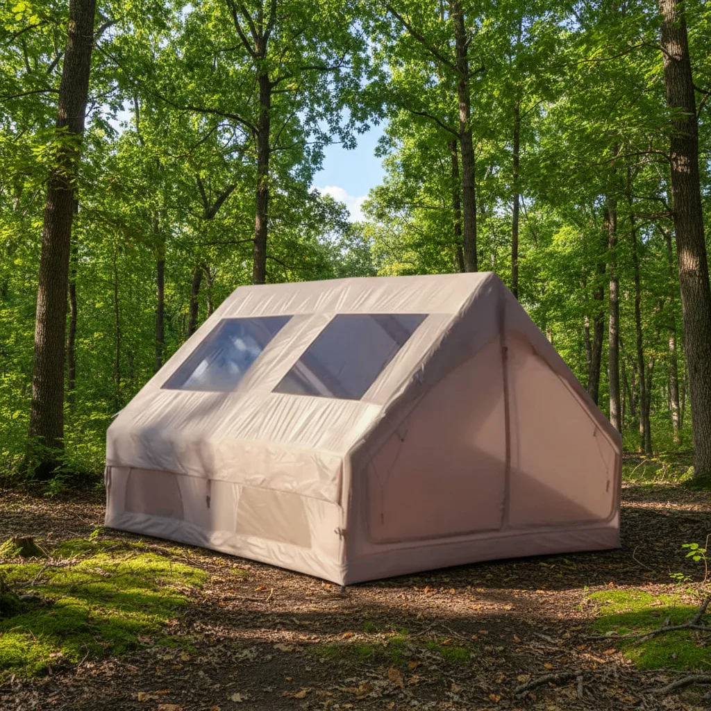 High Quality Four-Season Inflatable Tent for Camping Durable PVC Material All-Weather Resistance Quick Automatic Opening