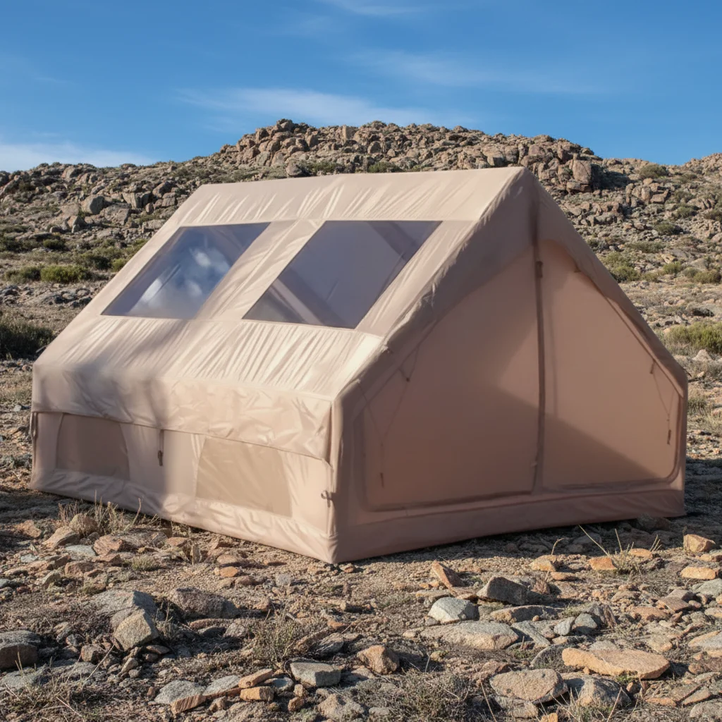 Outdoor  Luxury Camping Inflatable Tent Four-Season Quick Automatic Opening Waterproof Eco-Friendly 2-8 Person