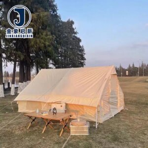 Waterproof PVC Four-Season Glamping Outdoor Camping House Tent with Quick Automatic Opening