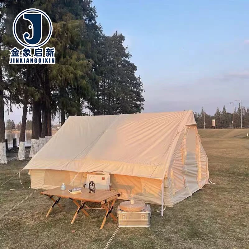 Waterproof PVC Four-Season Glamping Outdoor Camping House Tent with Quick Automatic Opening
